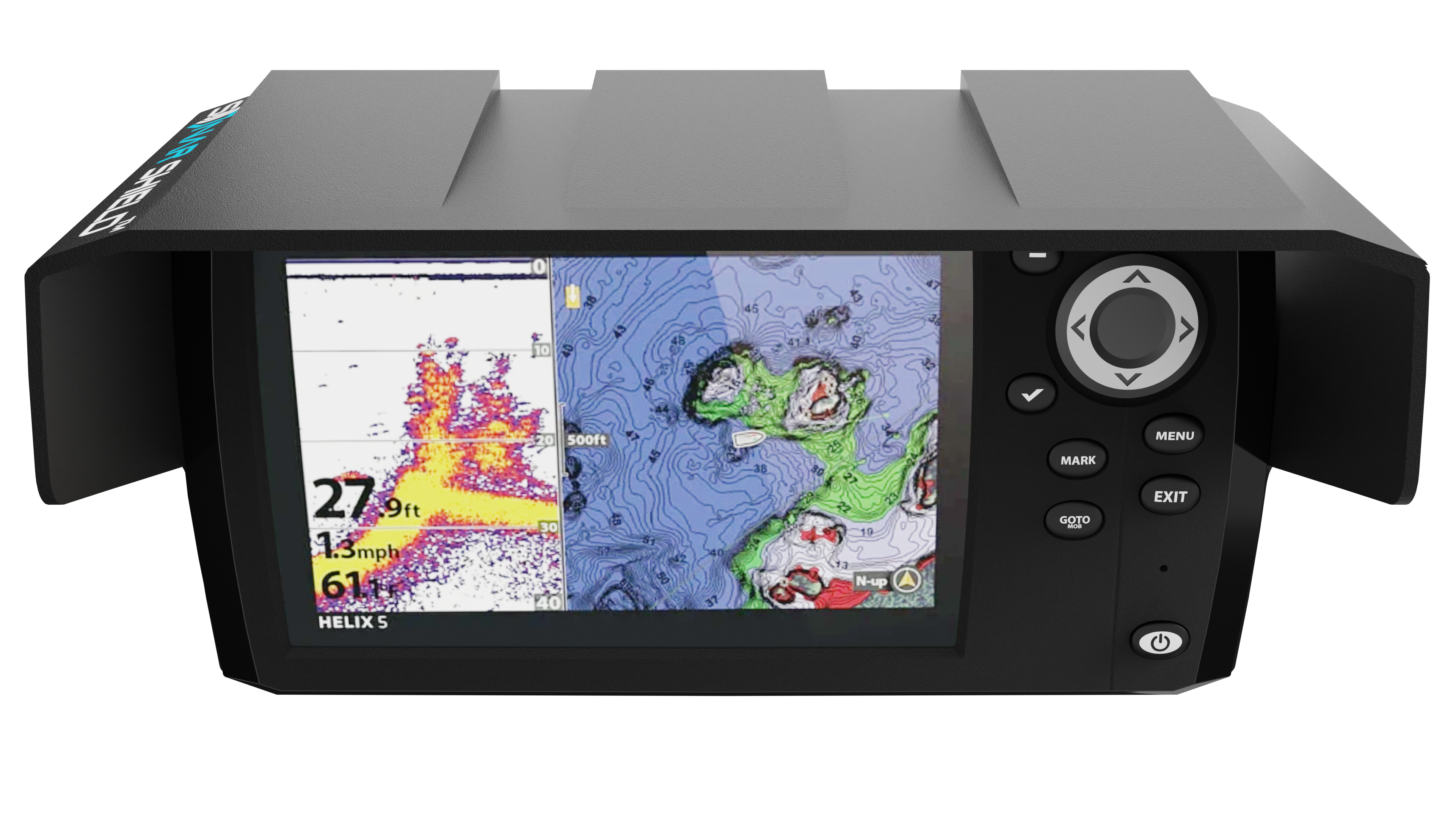 Humminbird Helix 5 Sonnenschutz / Fischfinder-Visier – Apex Fishing