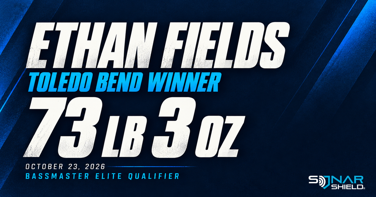 Editorial scorecard naming Ethan Fields Toledo Bend winner with 73 lb 3 oz and October 23 2026 dateline
