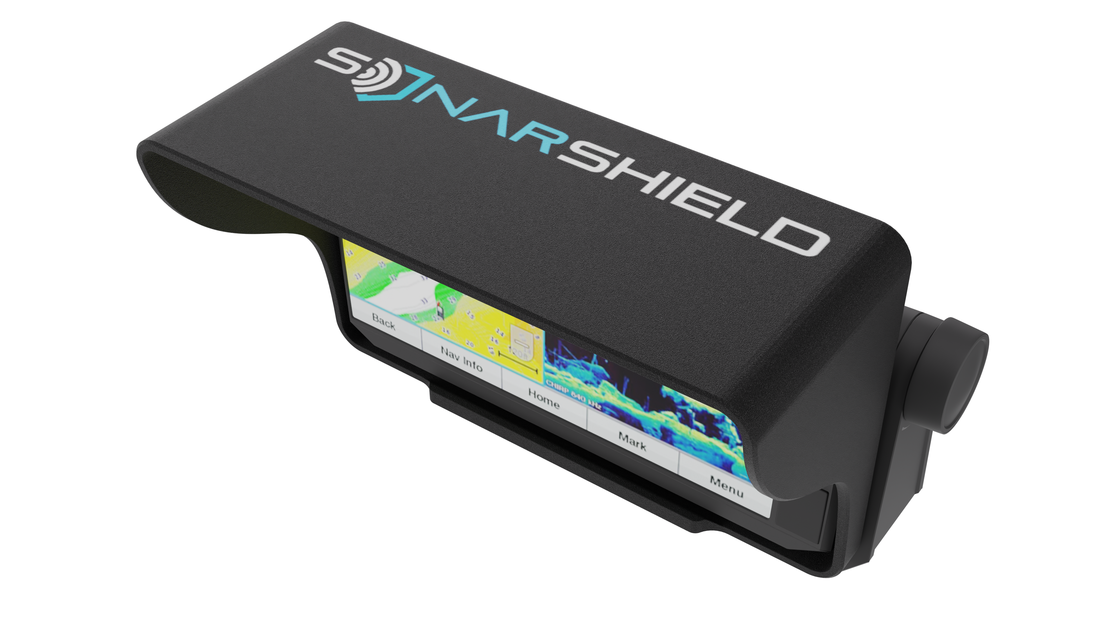 Garmin ECHOMAP UHD 73sv Sonnenblende / Fischfinder-Visier – Apex Angeln