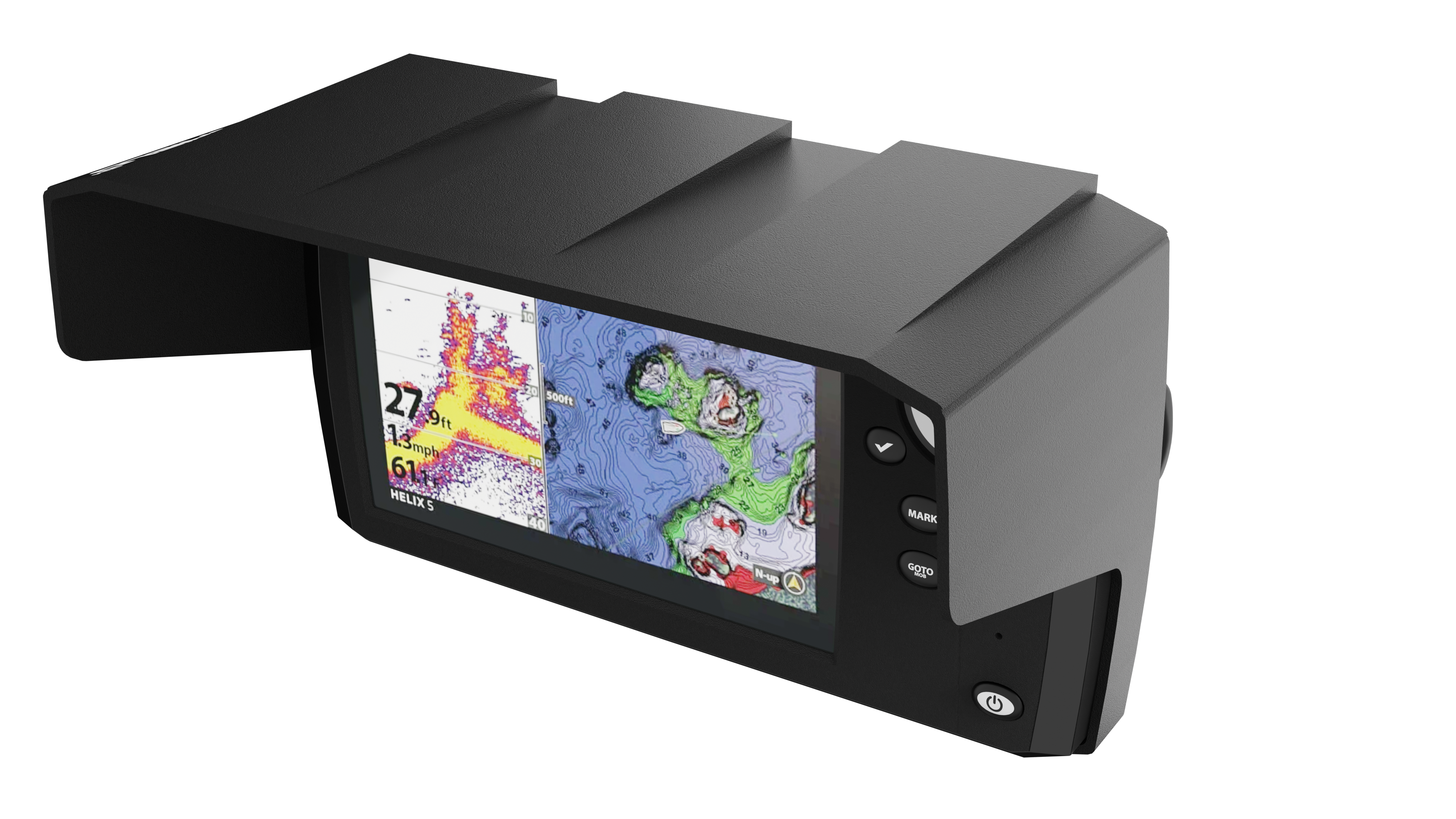 Humminbird Helix 5 Sonnenschutz / Fischfinder-Visier – Apex Fishing