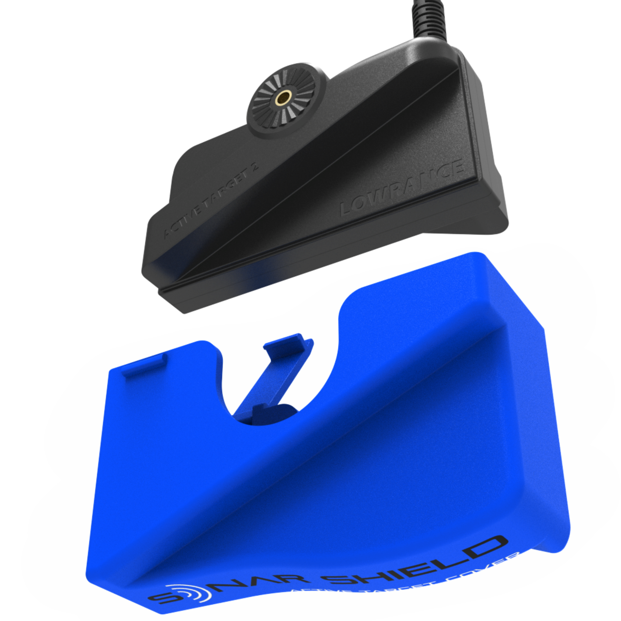 Lowrance active Target 2 transducer Cover Blue