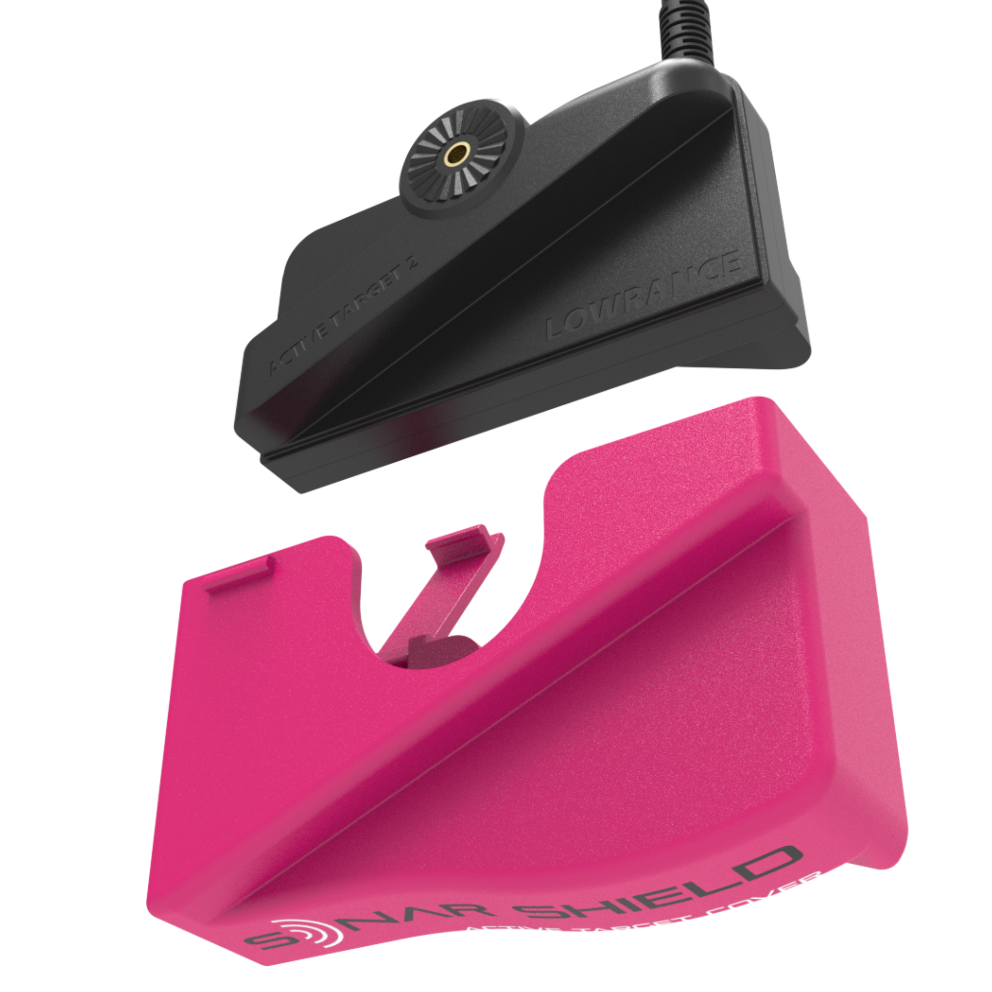Lowrance active Target 2 transducer Cover Pink Sonar Shield