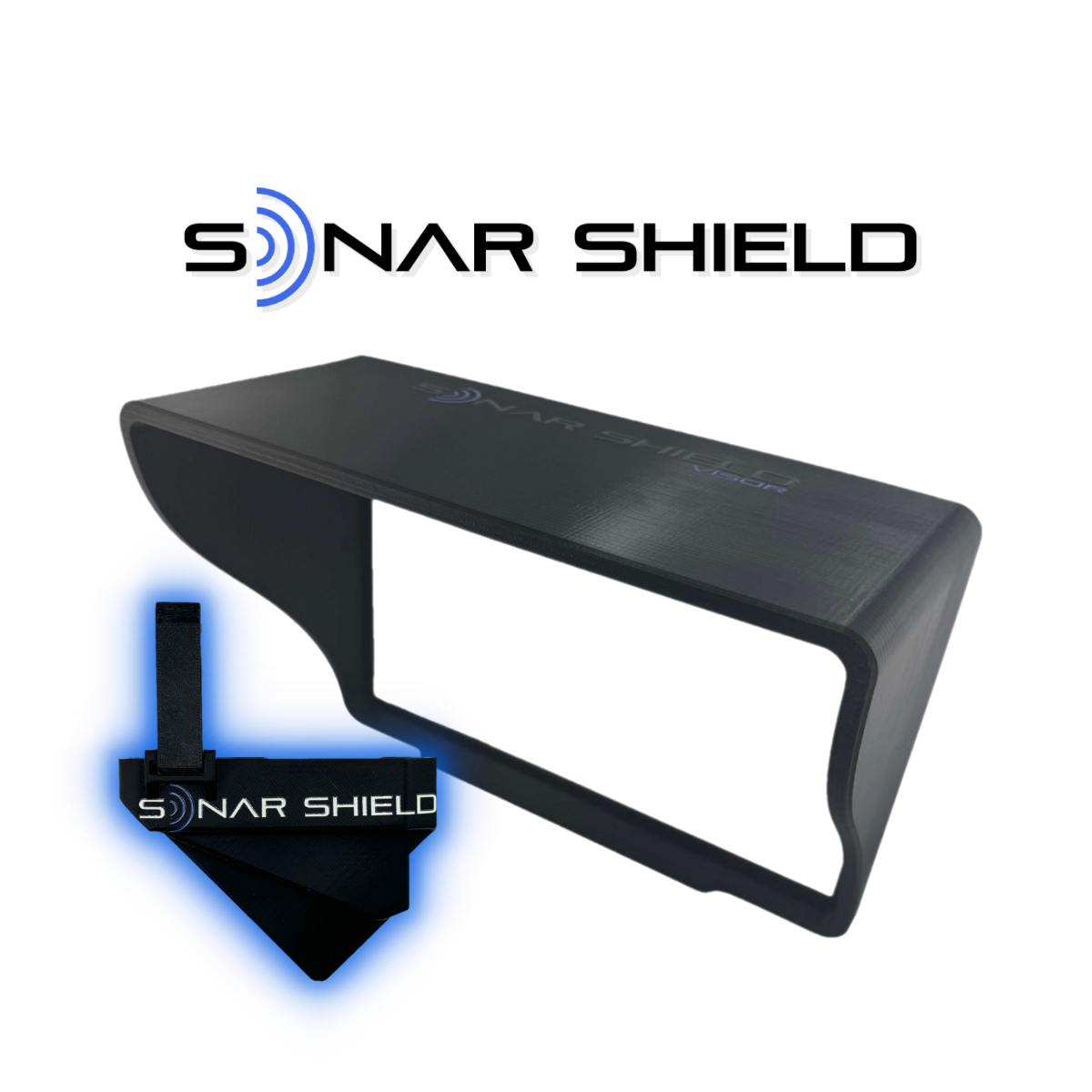 Sonar Shield Garmin Echomap/UHD 10" Visor and LVS32 Transducer Cover Bundle